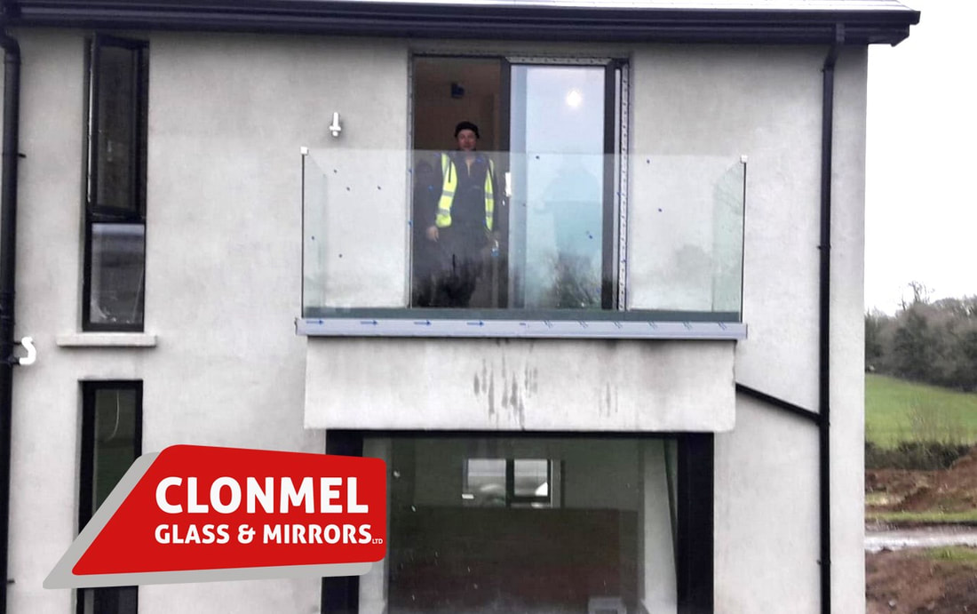 We just finished this Glass Balcony System in Golden, Tipperary. Glass Balustrades Can Be Striking While At The Same Time Offering Protection.