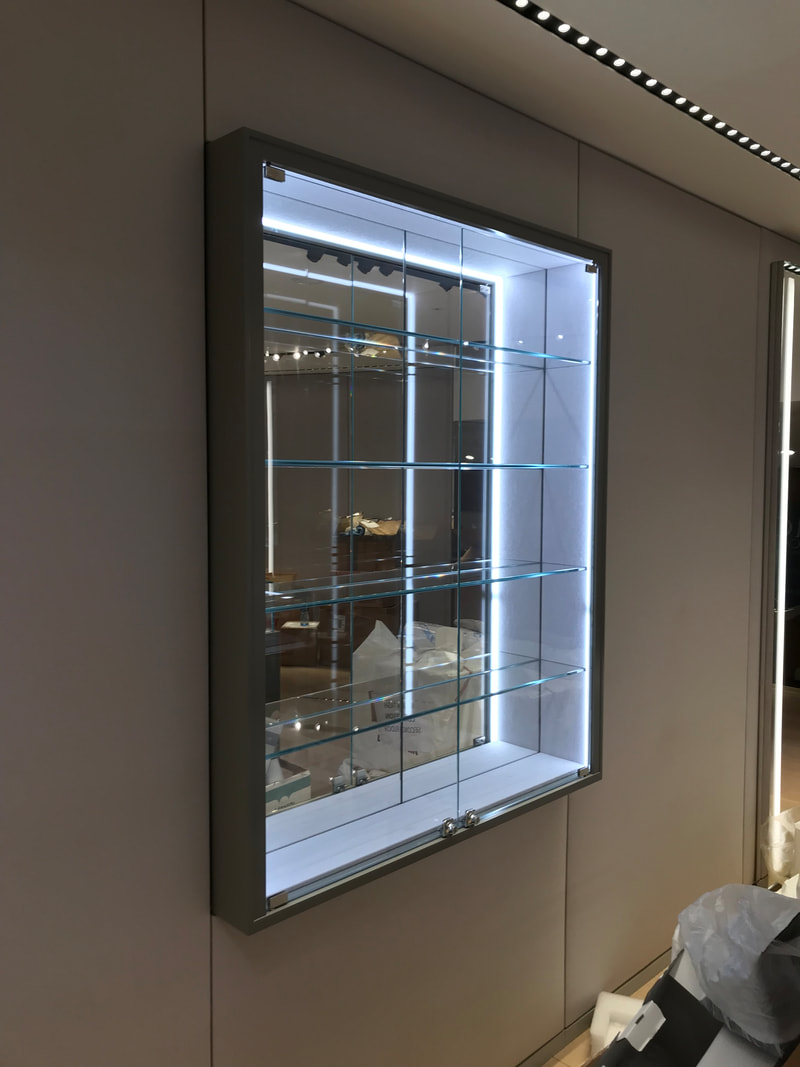 glass fitting project for Dublin's Brown Thomas